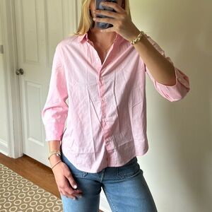 H&M Light Pink Women's Button-Down Blouse